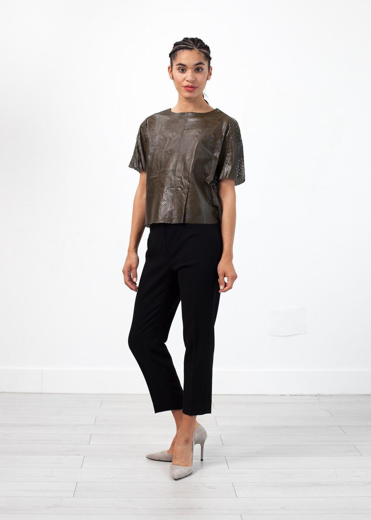 Wool Crepe Pant.