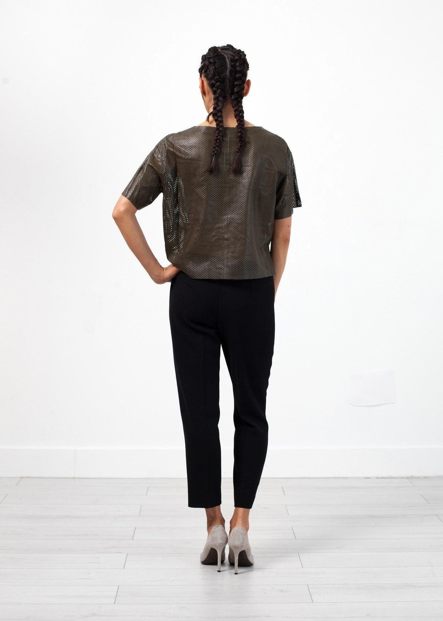 Wool Crepe Pant.