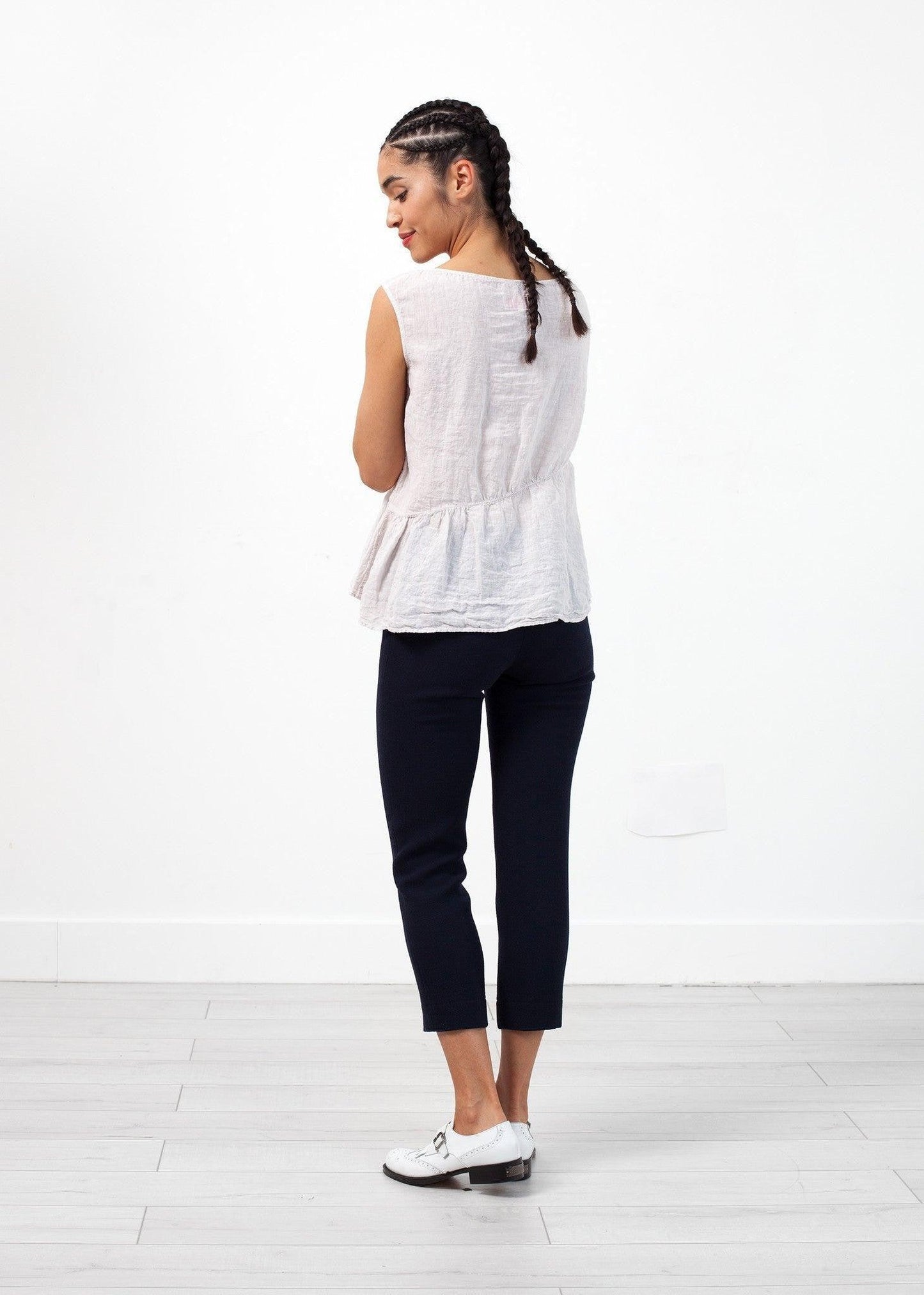 Wool Crepe Pant.