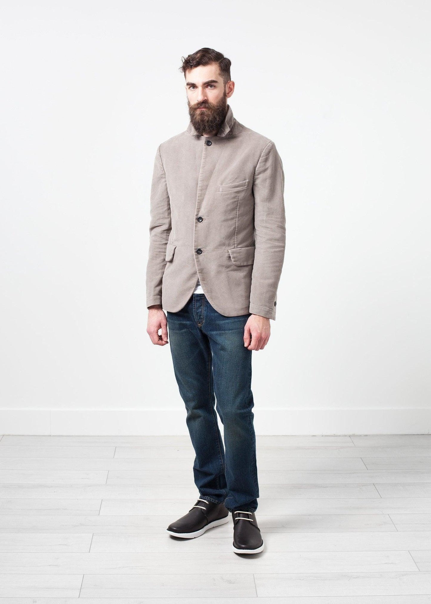 Zepo Brushed Cotton Blazer.