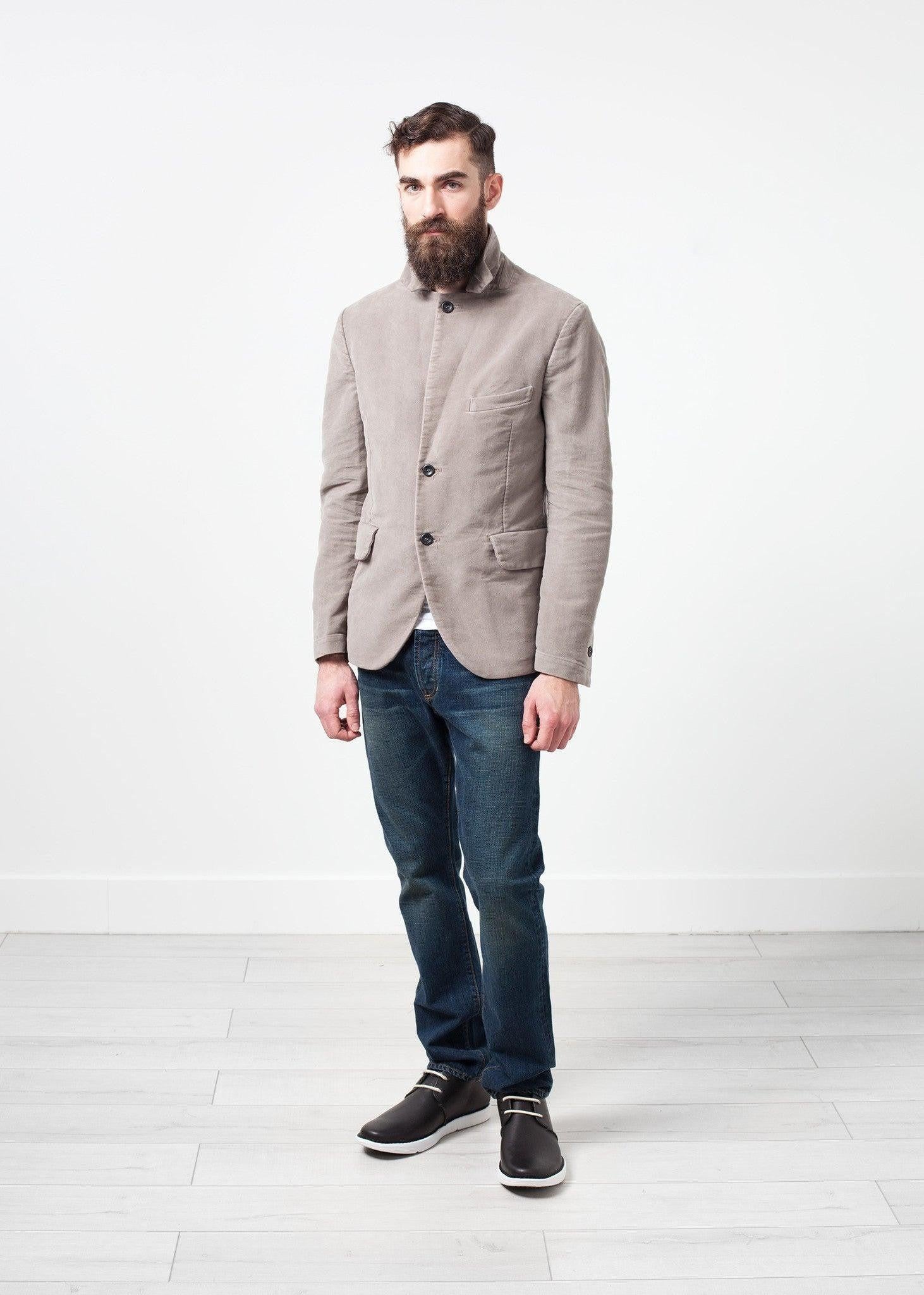Zepo Brushed Cotton Blazer.