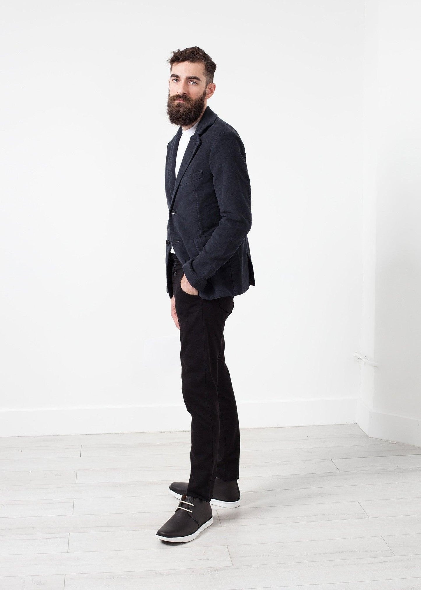 Zepo Brushed Cotton Blazer.
